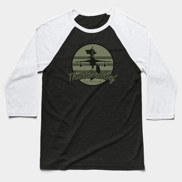 F-105 Thunderchief Baseball T-Shirt by TCP